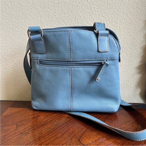 Tagnallelo blue cross body leather bag - Picture 3 of 5